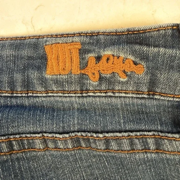 Kut from the Kloth Catherine Boyfriend Jeans Blue Med Wash Mid Rise Stretch 12 - Picture 10 of 13